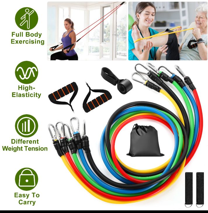 Fitness Resistance Bands (SET)